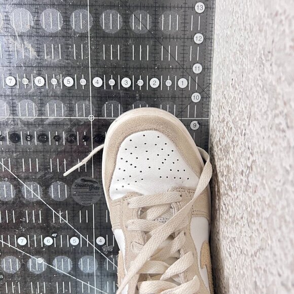 Nike Dunk High PRM Youth Sz 4Y Women 5.5 FD1024-100 Gold White Desert Shoes - Picture 14 of 14